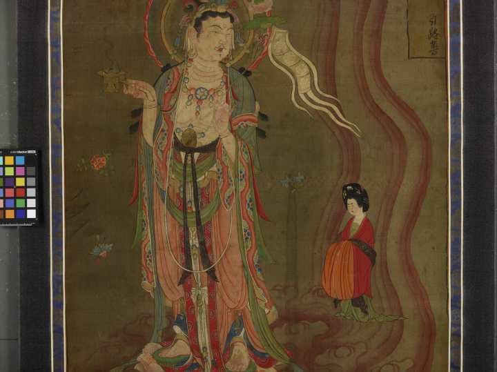 10 D017785 唐（9世紀末） 佚名 引路菩薩圖 大英博物館 (1).jpg