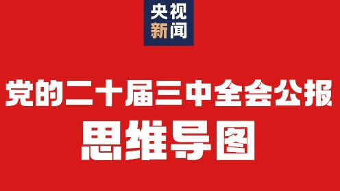 一张思维导图，带你了解党的二十届三中全会公报