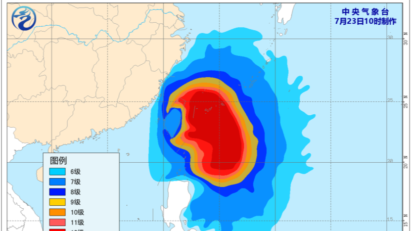 海上台风警报！终于熬到要降温，但是这雨雨雨也逃不掉了……