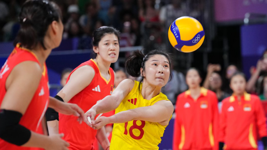 奥运两连胜！中国女排3:0战胜法国女排