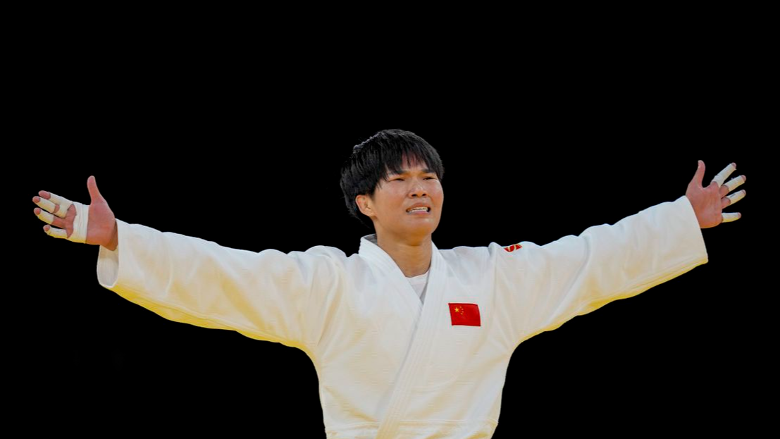 马振昭获柔道女子78公斤级铜牌