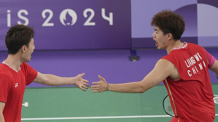 进军决赛！梁伟铿/王昶晋级羽毛球男子双打决赛
