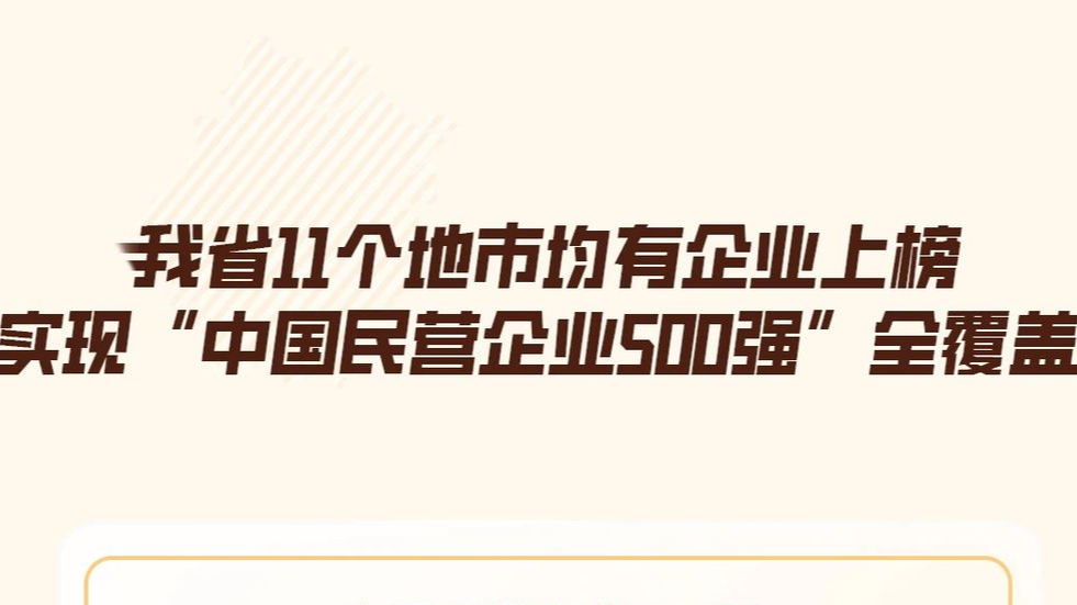 浙江连续26年全国第一！全国工商联发布2024中国民营企业500强系列榜单