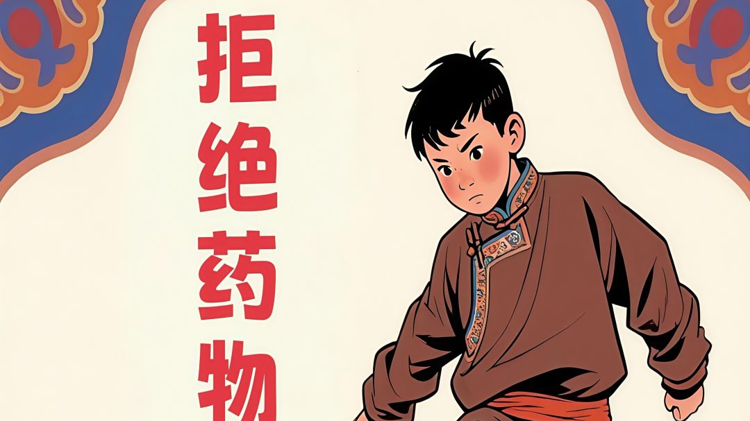 《青春无毒绽放》系列海报（内蒙古自治区禁毒办选送）