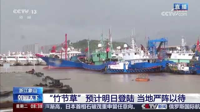 央视关注：“竹节草”预计明日登陆 象山严阵以待