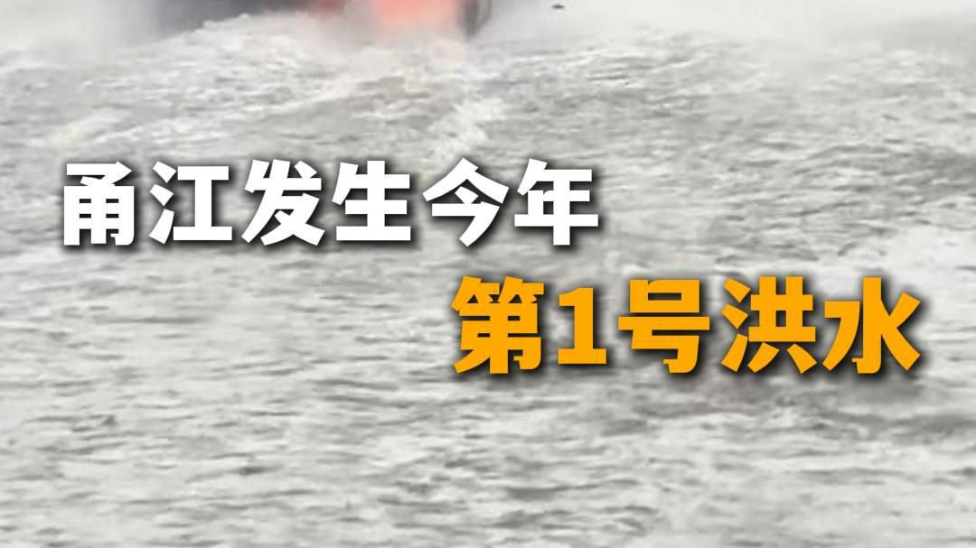 受今年8号台风“竹节草”影响，甬江发生今年第1号洪水！