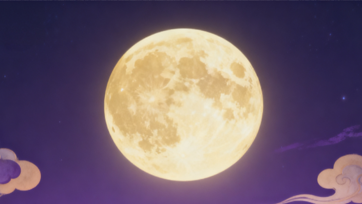 今日中秋，天涯共此时！