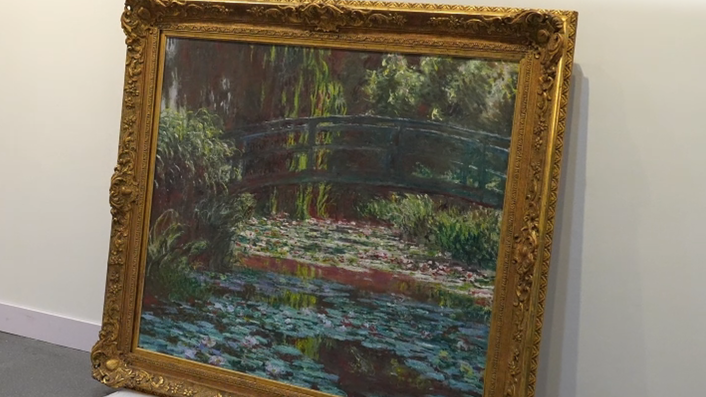 沉浸式开箱莫奈《睡莲》真迹 12月5日起与宁波观众见面