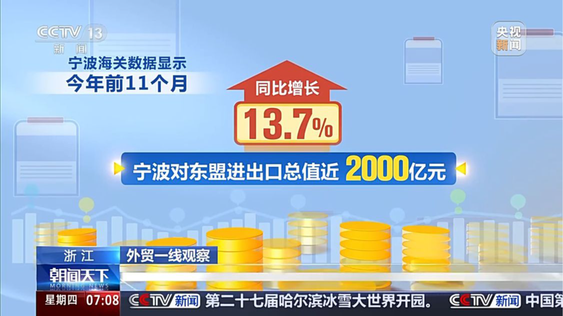央视新闻客户端关注：宁波制造“圈粉”东盟