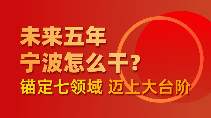 锚定七领域！未来五年，宁波这样干