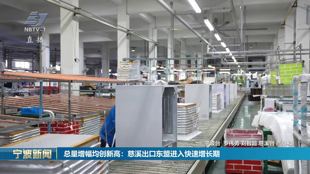 新春走基层丨总量增幅均创新高：慈溪出口东盟进入快速增长期