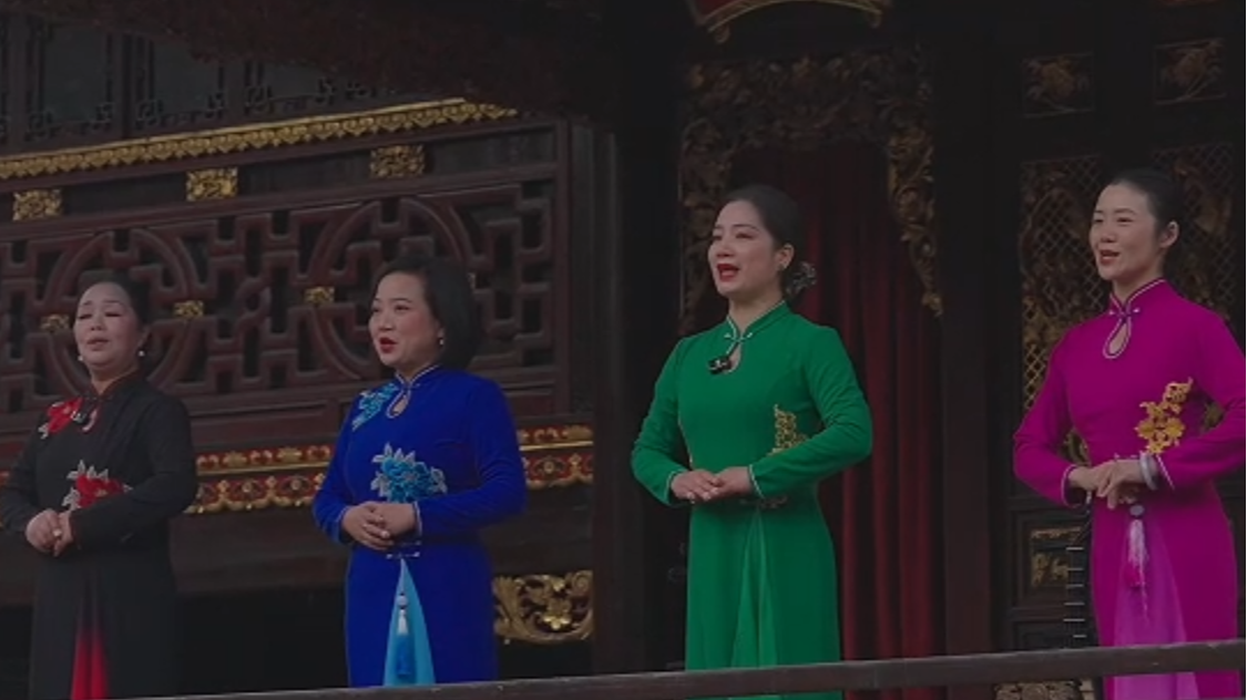 三百年古韵 回响百年戏台 天一阁非遗快闪演绎四明芳华