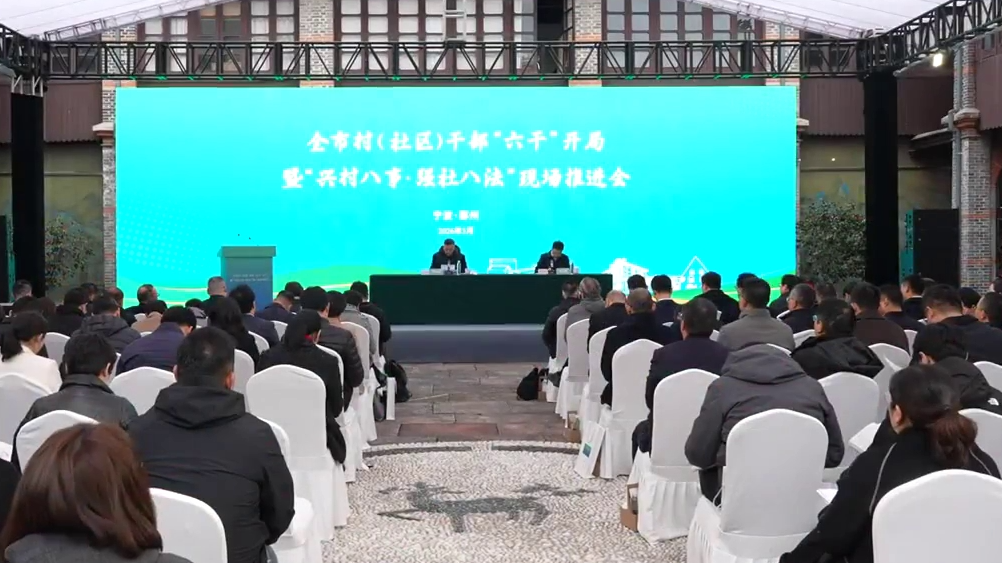 全市村（社区）干部“六干”开局暨“兴村八事·强社八法”现场推进会召开
