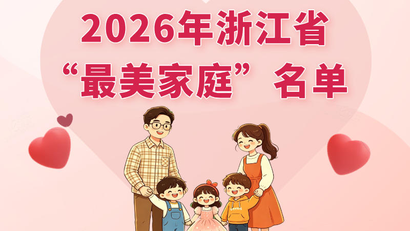 点赞！宁波钱海军家庭入选2026年浙江省“最美家庭”