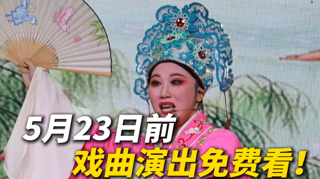 5月23日前，戏曲演出免费看！惠民戏曲在宁海国际会展中心开唱