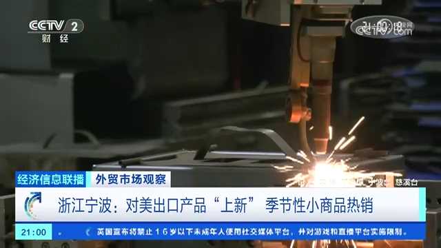 央视关注宁波：对美出口产品“上新” 季节性小商品热销