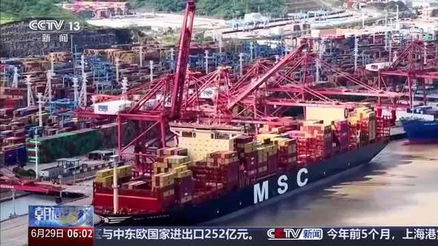 央视关注：今年前5个月 中国—中东欧国家经贸合作示范区与中东欧国家进出口252亿元