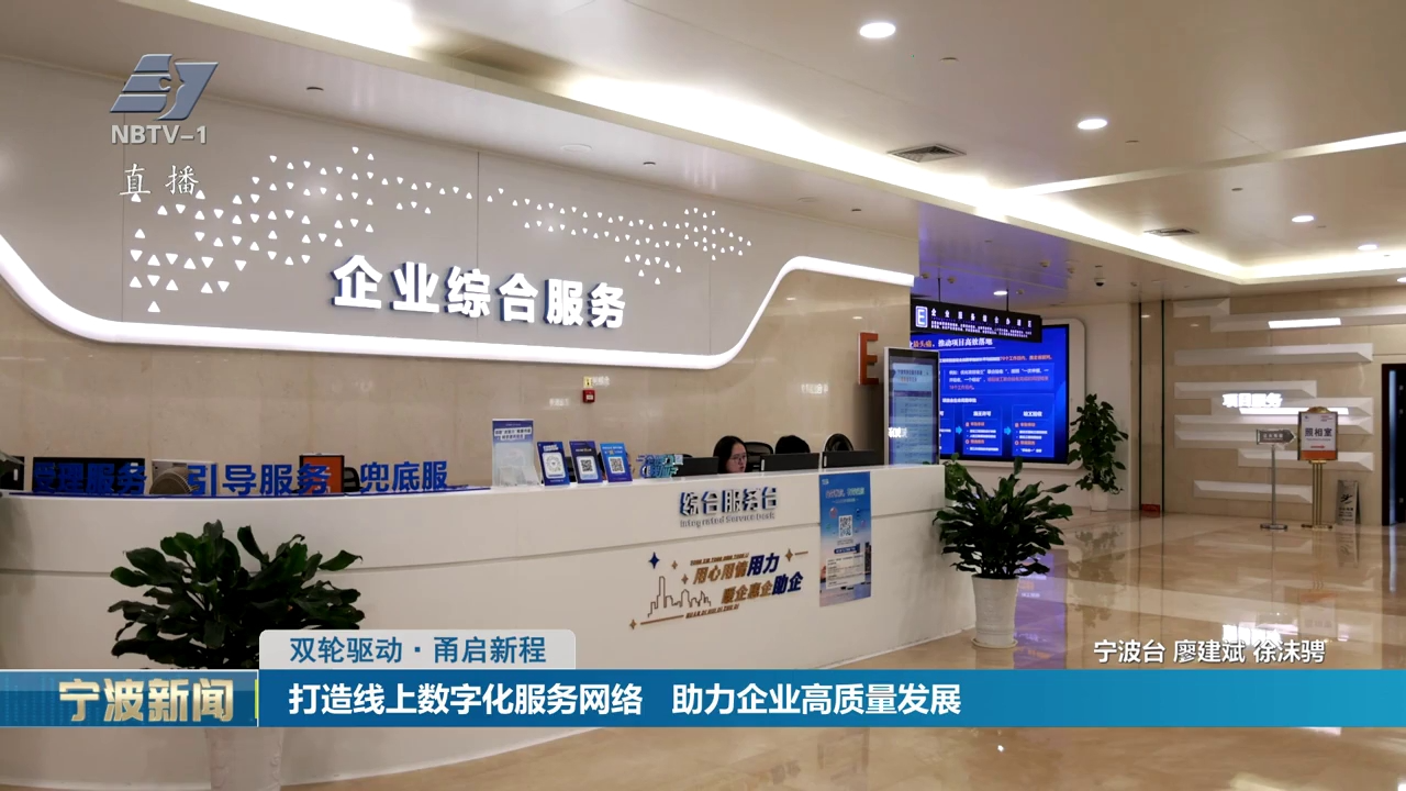 双轮驱动·甬启新城丨打造线上数字化服务网络 助力企业高质量发展