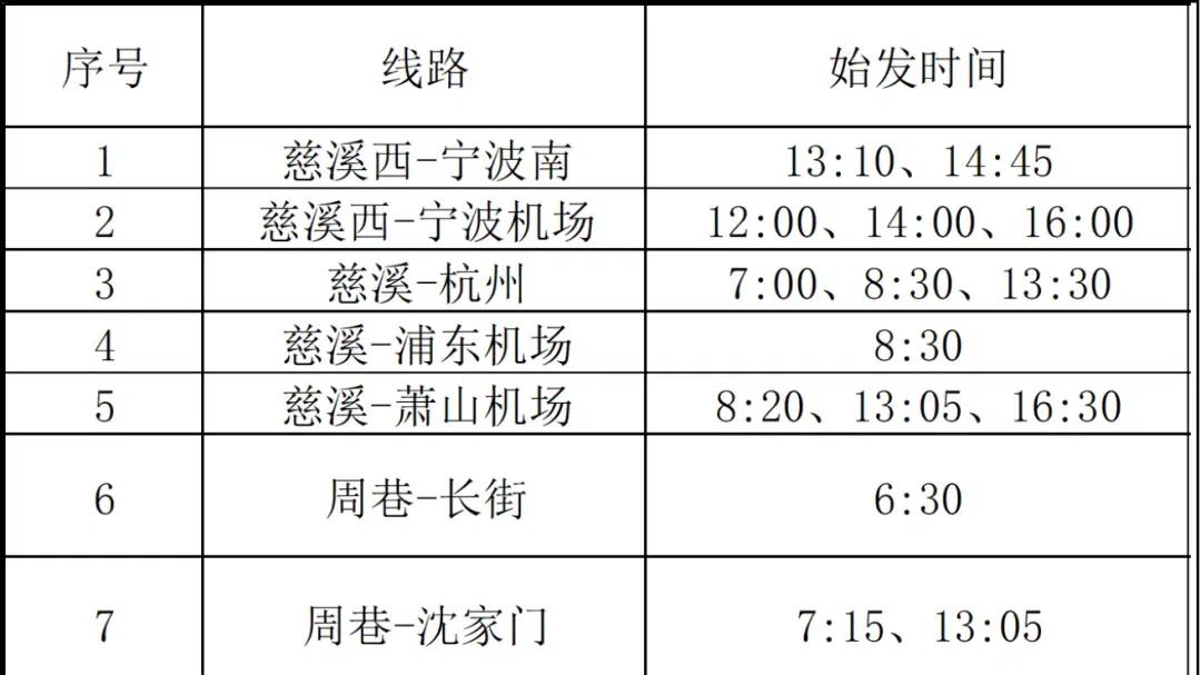 27日起，慈溪山区公交停运，部分长途客运停运！