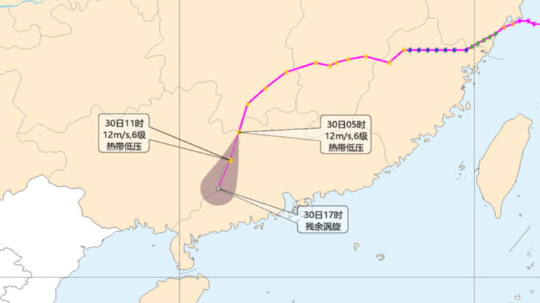 红色预警！“沙德尔”登陆后路径奇特 警惕山洪灾害