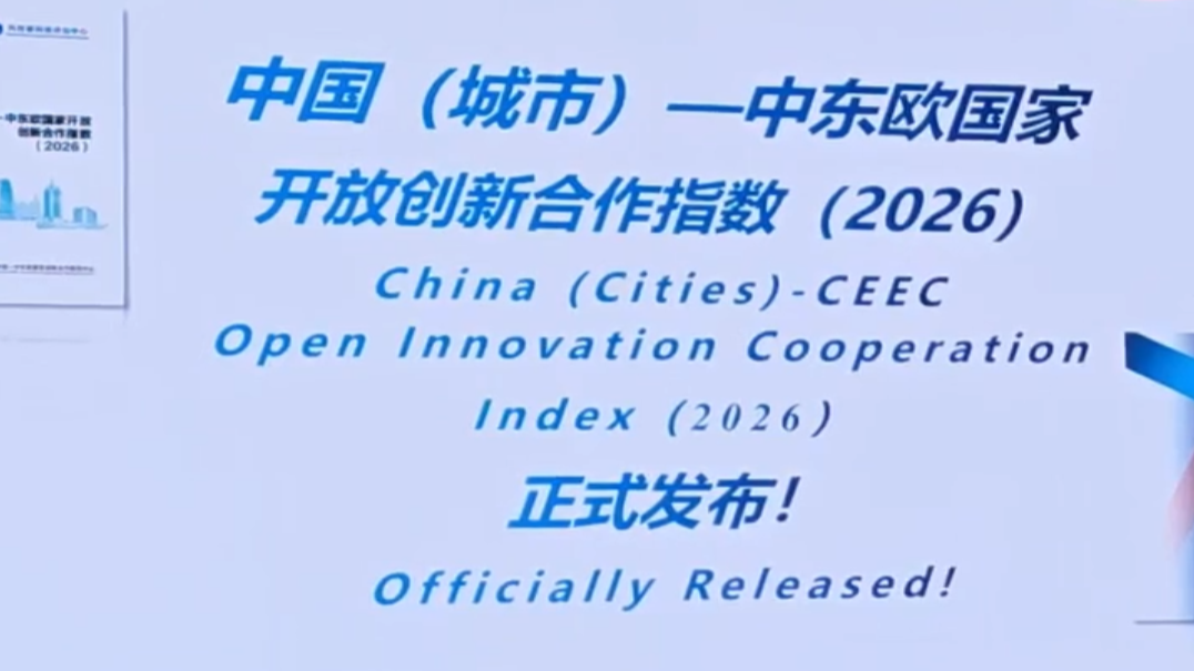 宁波位居“综合第五”！“2026中国（城市）—中东欧国家开放创新合作指数”发布