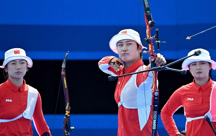 中国射箭女团遗憾摘银 韩国队斩获奥运十连冠