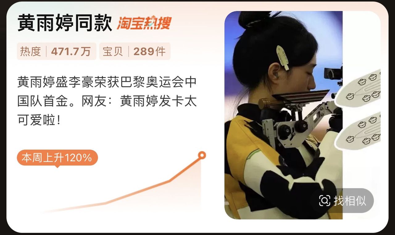 夺首金当晚连夜生产，十万个抢光，黄雨婷同款幸运发夹出货上演“义乌速度”