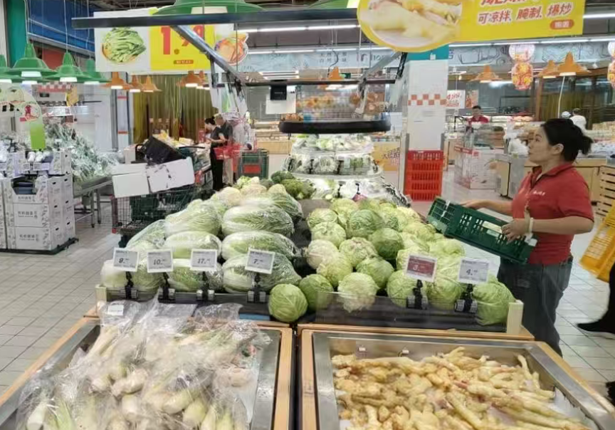 台风天“菜篮子”是否充足？商超、批发市场准备充足
