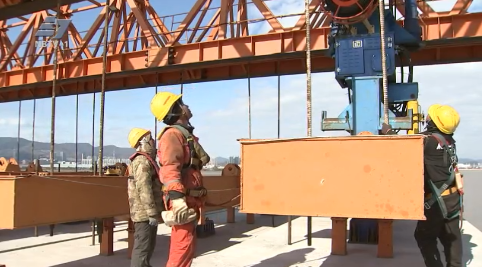 六横公路大桥二期工程春节不停工丨我们的节日·坚守