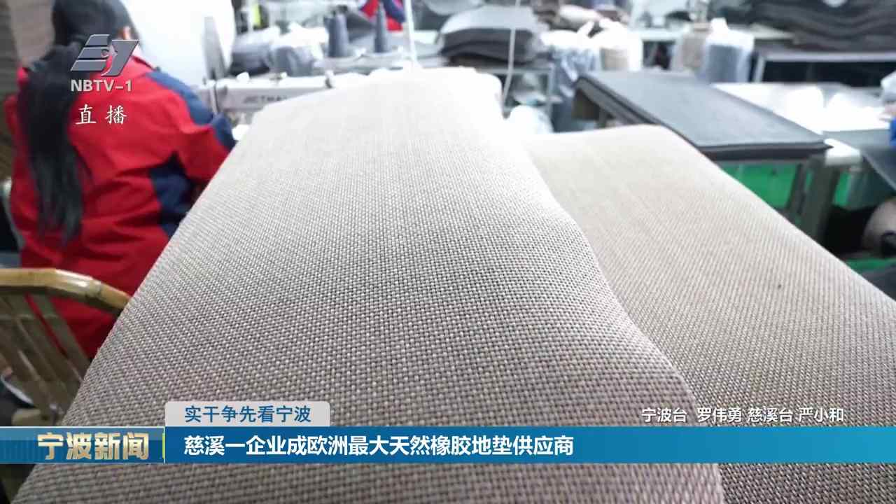 实干争先看宁波丨慈溪一企业成欧洲最大天然橡胶地垫供应商