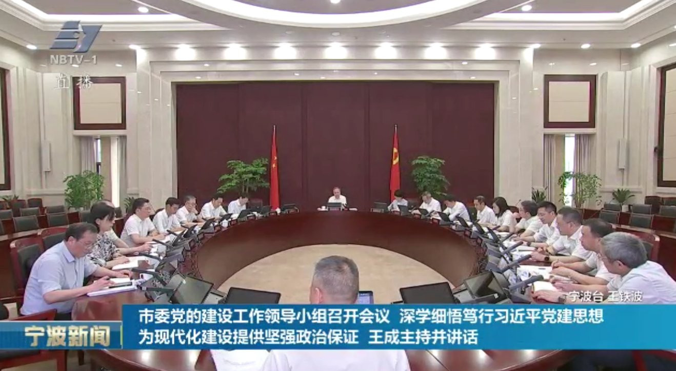 市委党的建设工作领导小组召开会议 王成主持并讲话