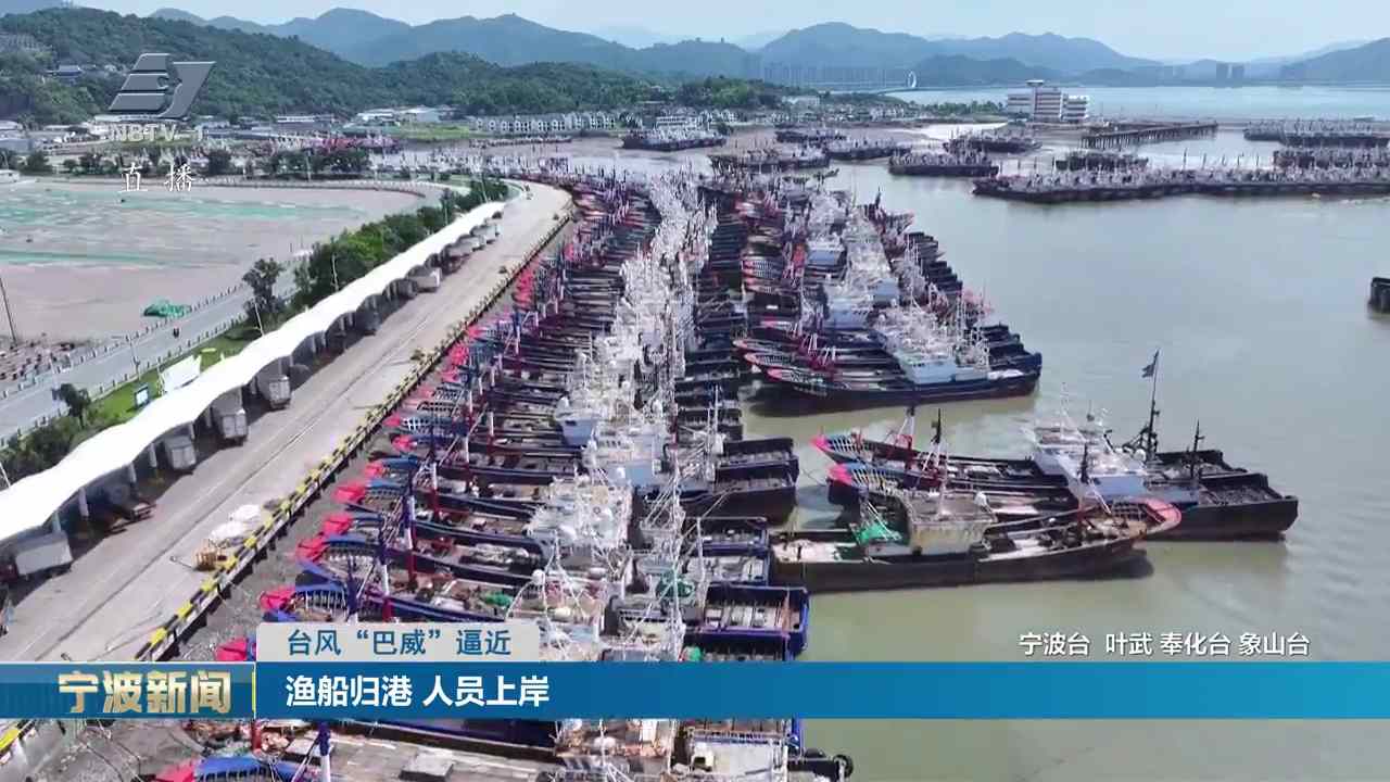 台风“巴威”逼近丨渔船归港 人员上岸